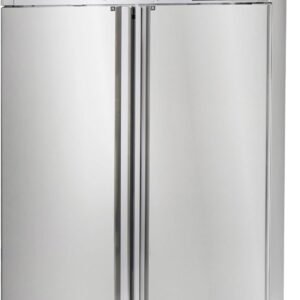 ICECASA 48" W Commercial Refrigerator Reach-in 36 Cu.ft 2 Solid Door Stainless Steel Commercial Refrigerator Fan Cooling for Restuarant, Bar, Shop, etc